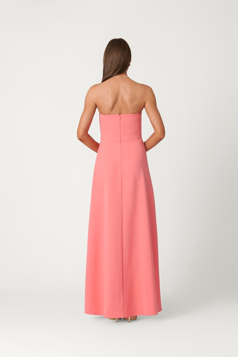 Midnight Stretch Crepe Vicki Dress, Alternate, color, Mango