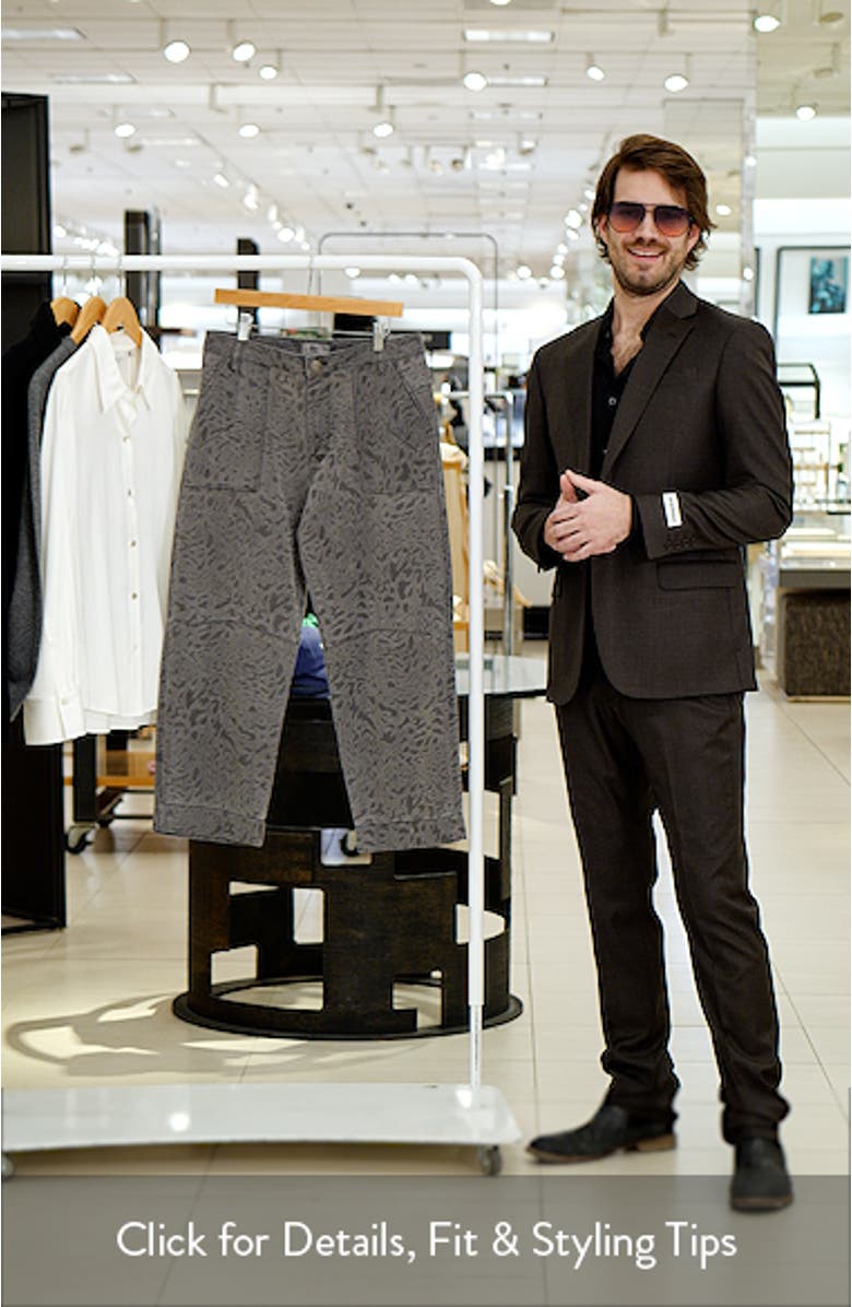 Ashton High Waist Crop Wide Leg Barrel Jeans, sales video thumbnail