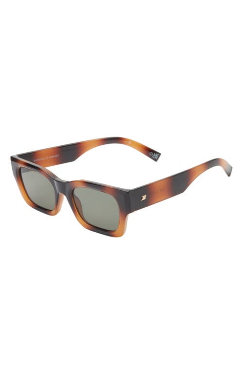Le Specs Shmood 52mm Rectangular Sunglasses In Tortoise