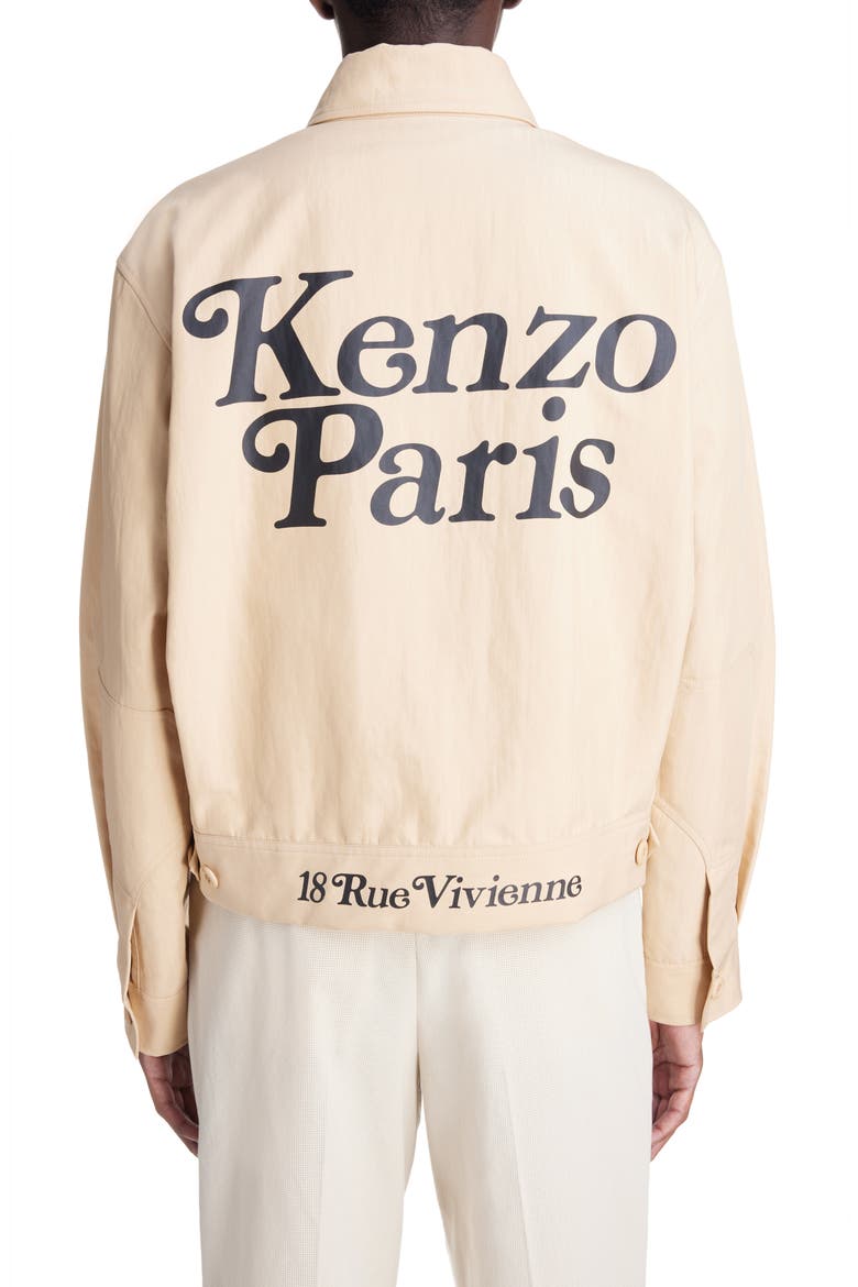 Verdy Logo Cotton & Nylon Jacket, Alternate, color, CAMEL