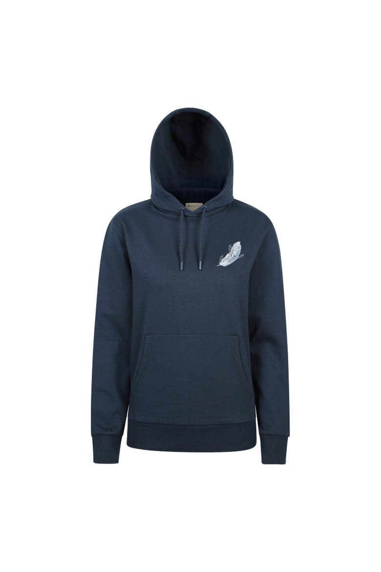 Floating Feather Hoodie, Main, color, Navy
