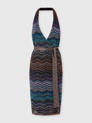 Missoni Longuette Dress With Halterneck And Belt