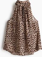 H&M Scarf-collar Chiffon Top