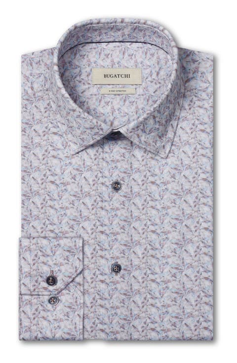 James OoohCotton® Geo Print Button-Up Shirt