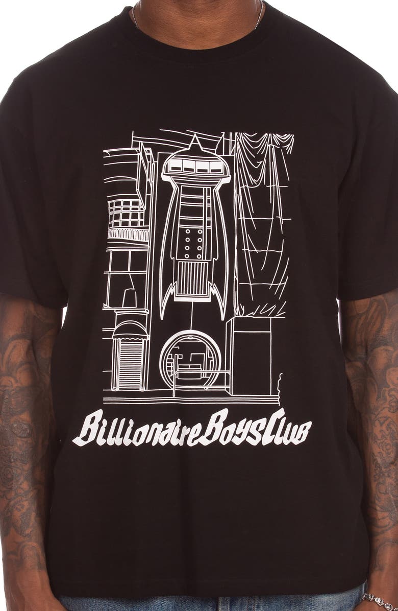 Billionaire Boys Club Handcrafted Graphic T-Shirt, Alternate, color, Black