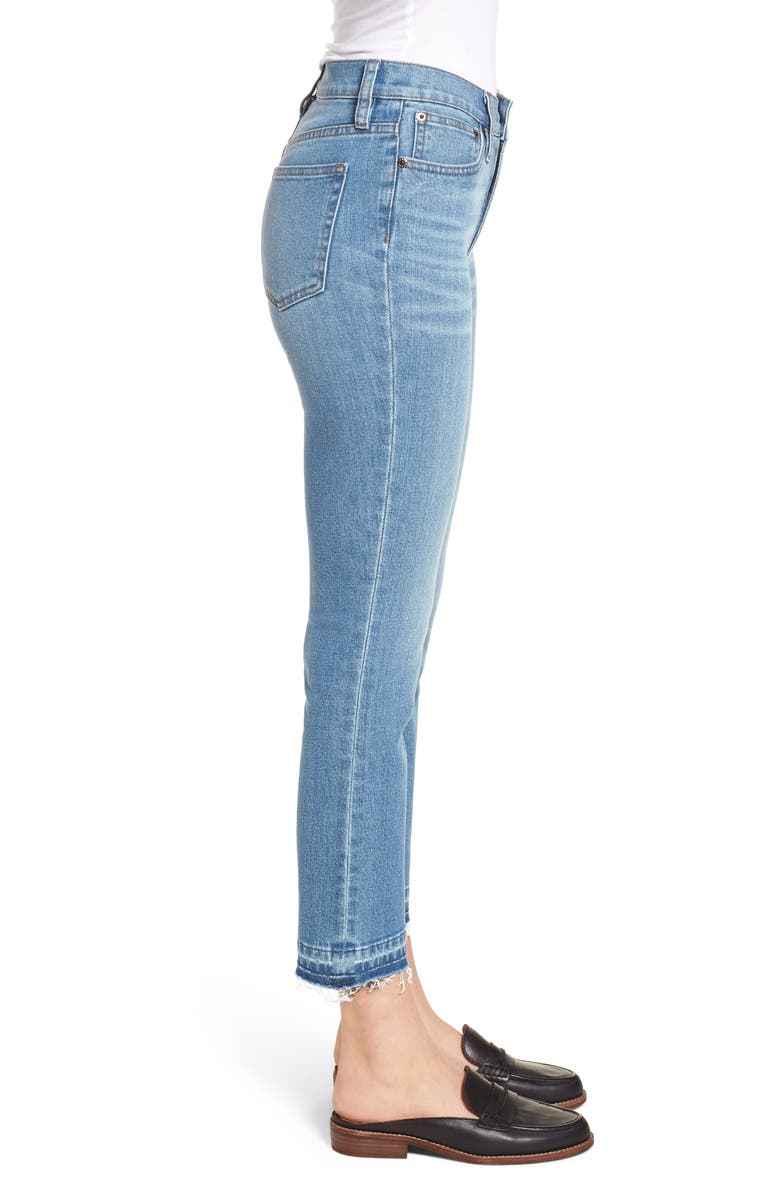 J.Crew Billie Demi Boot Crop Jeans, Alternate, color,