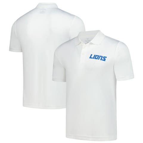 Men's Fanatics  White Detroit Lions Polo