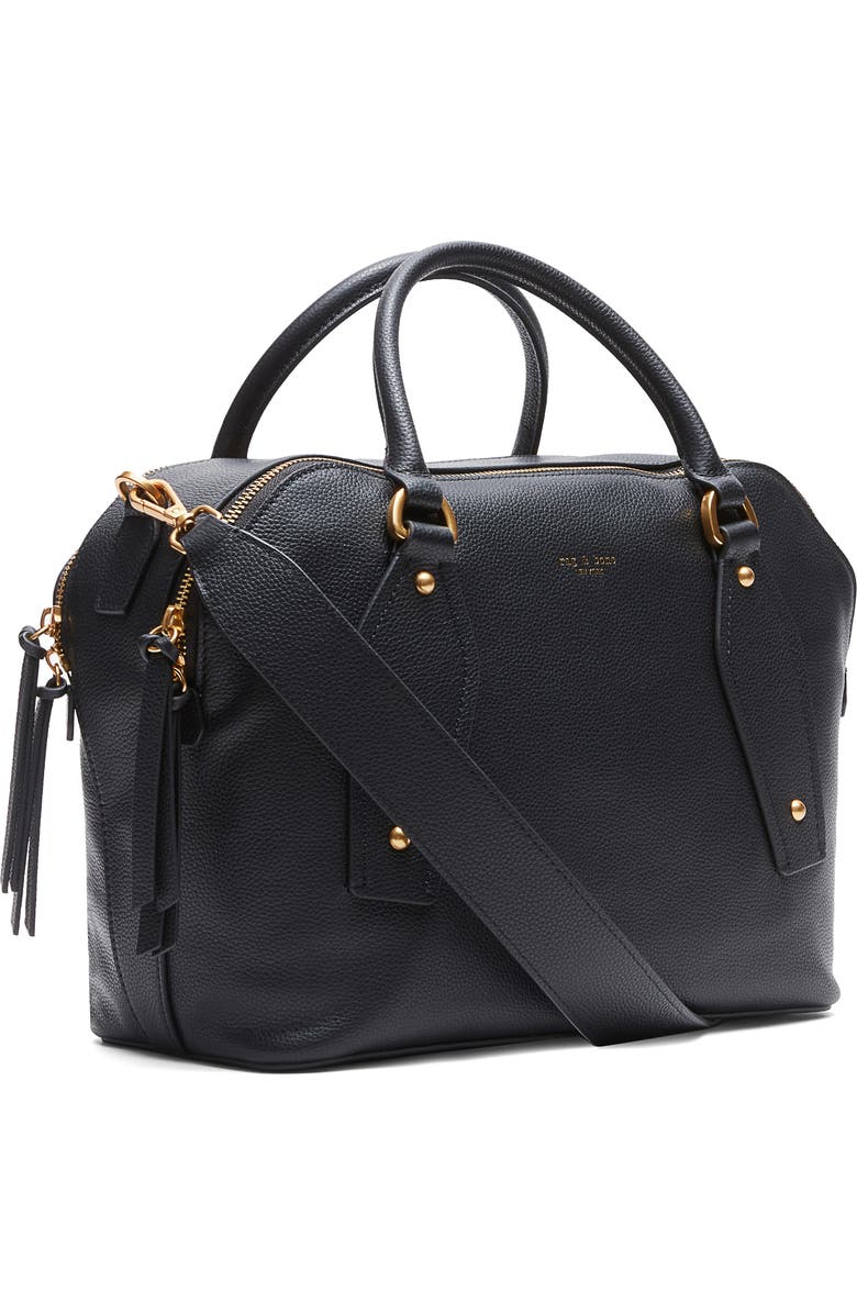 rag & bone Gramercy Medium Satchel Bag, Alternate, color, Black