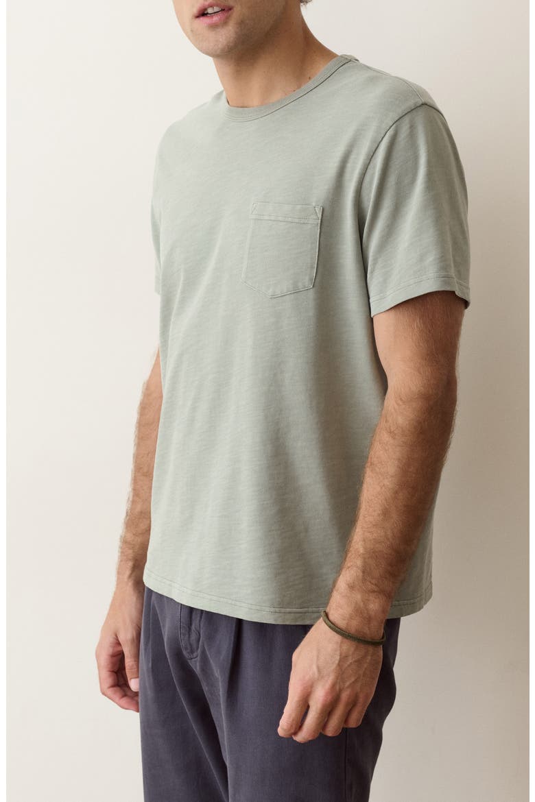 Luxe Slub Pocket T-Shirt, Main, color, ICEBERG GREEN