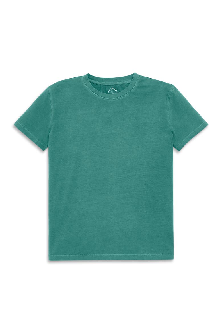 Women's Fit Easy Crewneck Tee, Main, color, Garment Dye Sunwashed Teal
