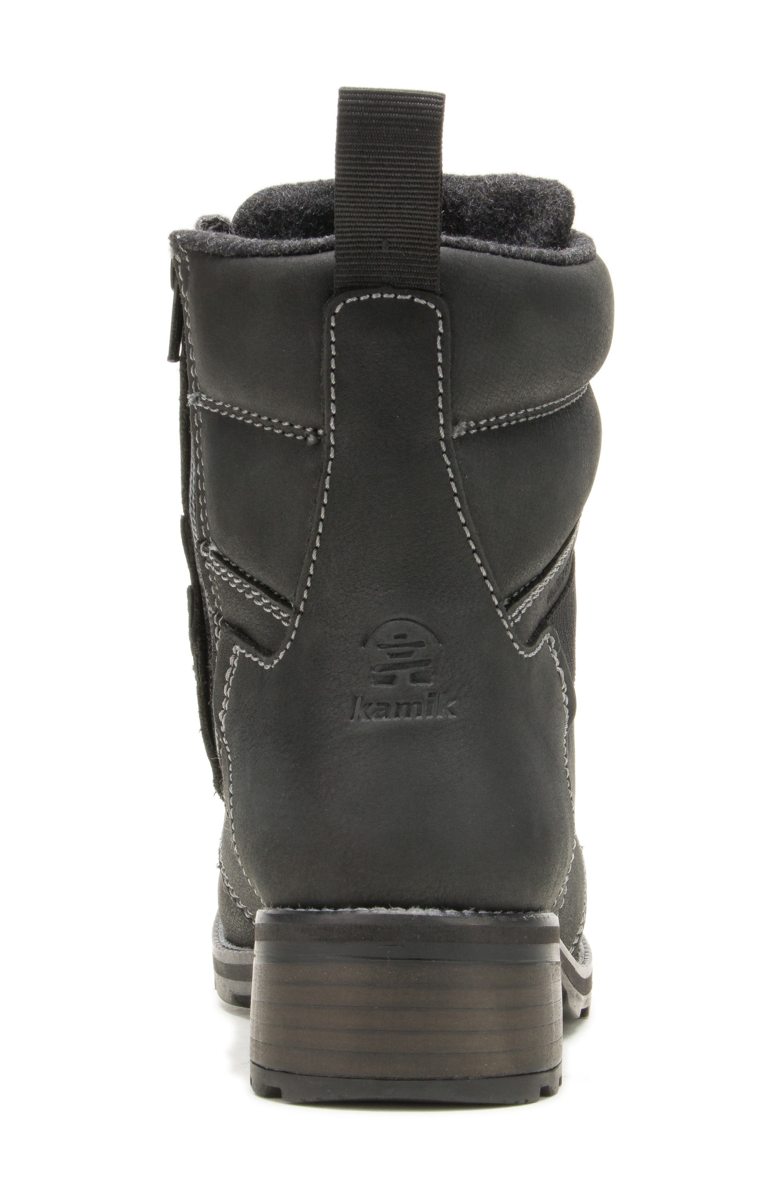 Kamik Isabellam Waterproof Boot, Alternate, color, Black/ Black