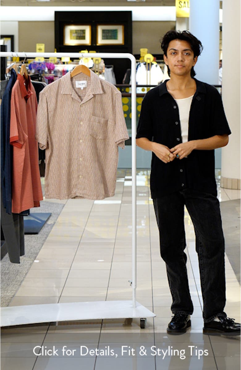 Rainbow Weave Cotton Camp Shirt, sales video thumbnail