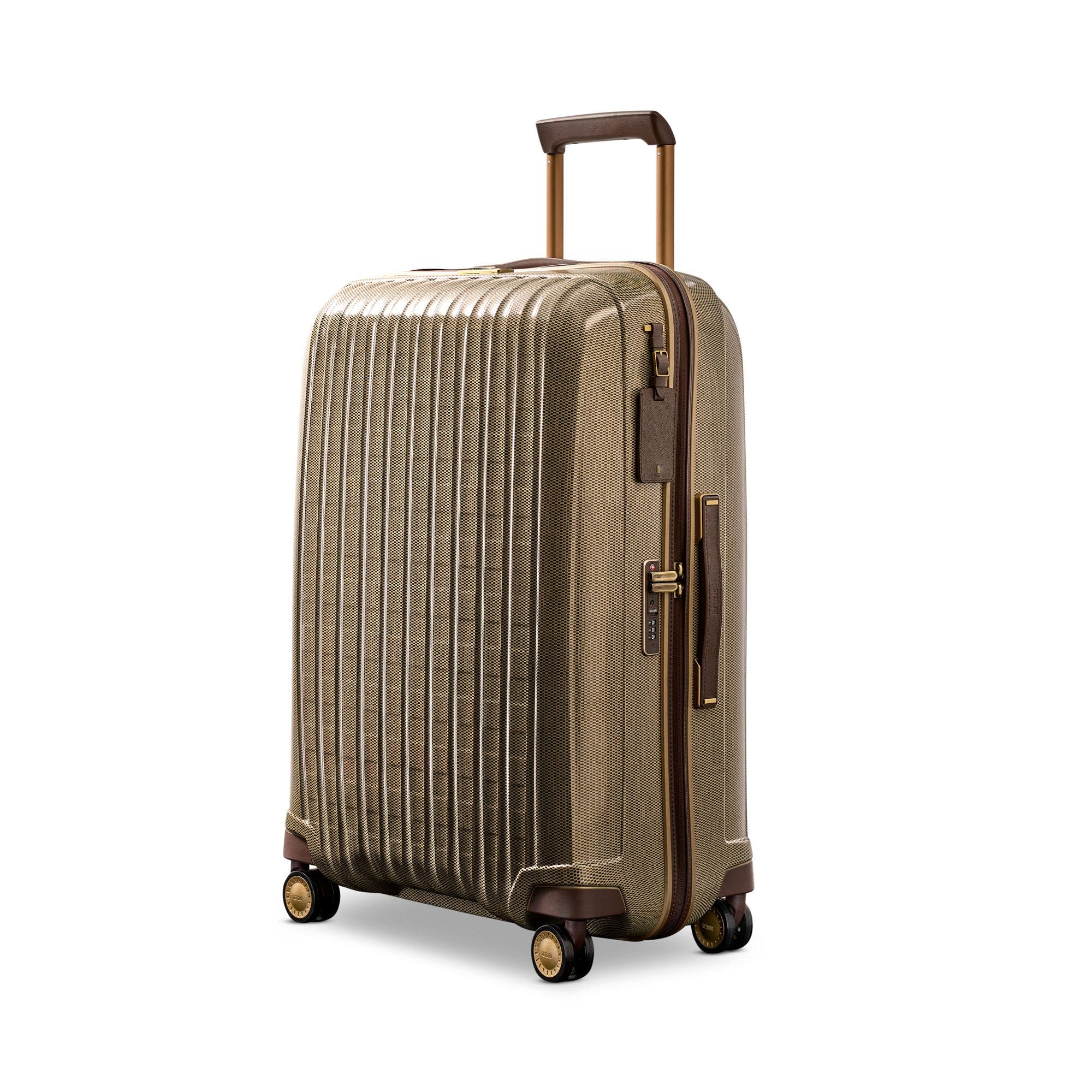 Hartmann Tweed CURV Hardside Global Carry-On  Spinner 22', Main, color, Tweed/Natural Leather