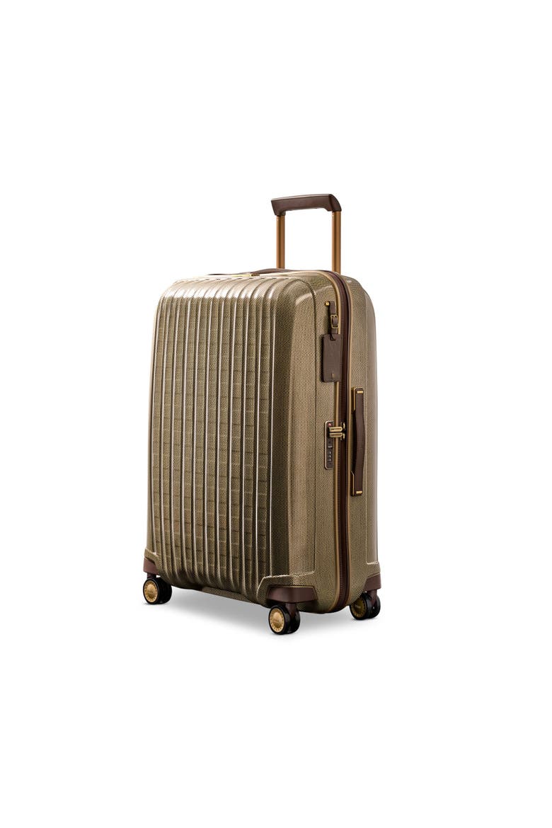 Tweed CURV Hardside Global Carry-On  Spinner 22', Main, color, Tweed/Natural Leather