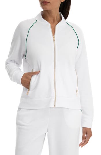 NANETTE LEPORE NANETTE LEPORE PLAY PIQUÉ BOMBER JACKET
