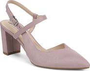 LifeStride Raelynn Slingback Half d'Orsay Pointed Toe Pump