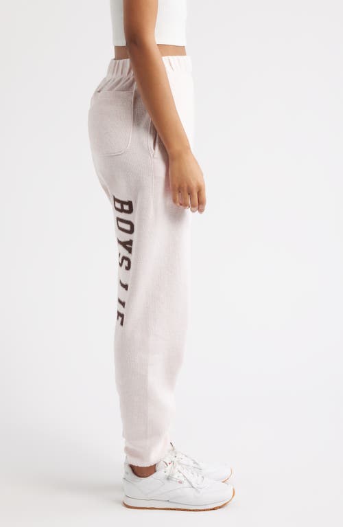 Boys Lie Smoke And Mirrors Mac Slim Joggers In White