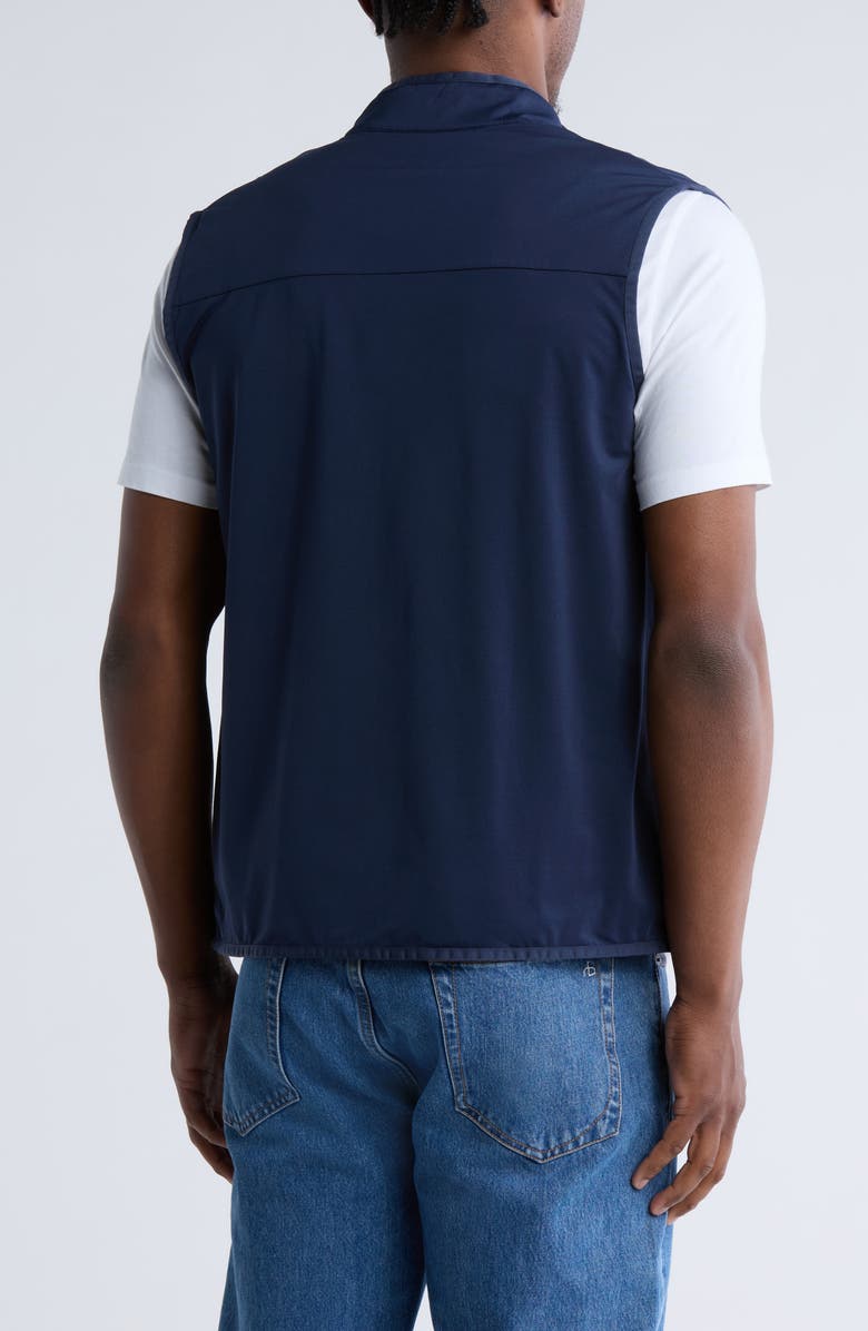 Original Penguin Lightweight Full-Zip Golf Vest, Alternate, color, Black Iris