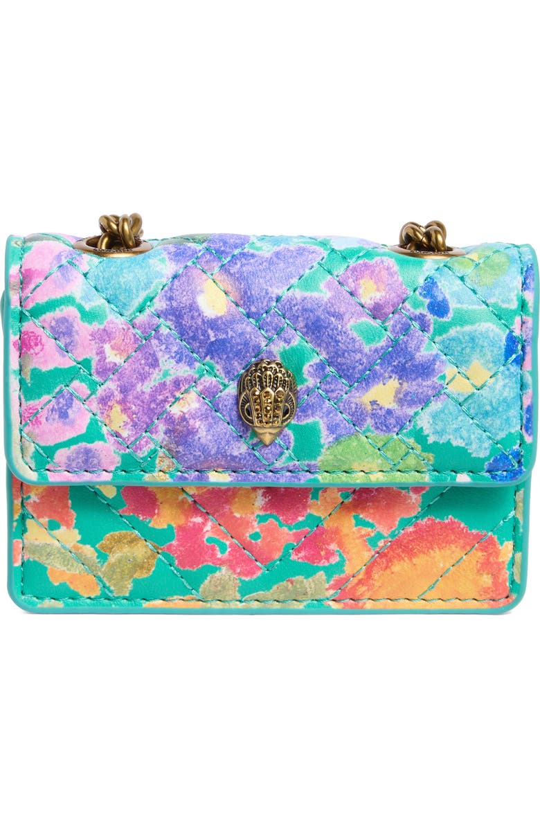 Kurt Geiger London Micro Kensington Floral Crossbody Bag, Main, color,