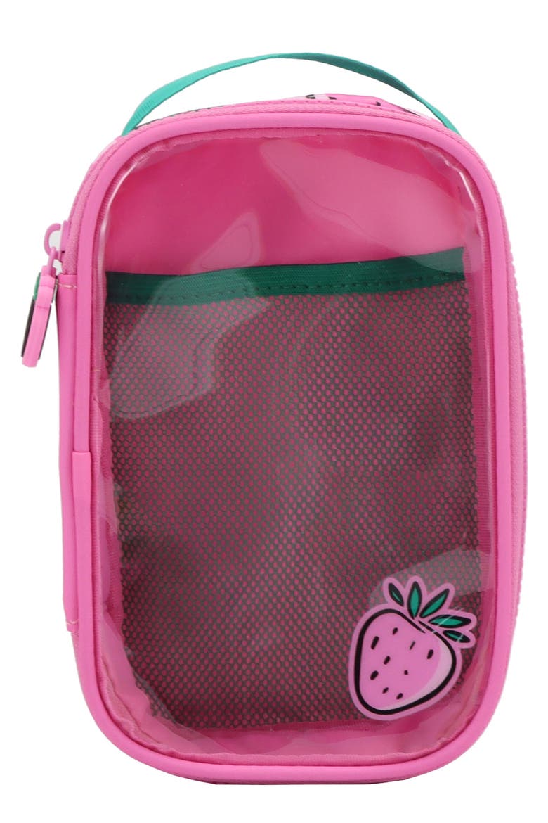 Kids' Mini Clarity Organizing Case, Main, color, PINK