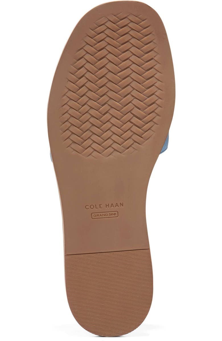 Cole Haan Go-To Emalia Bow Slide Sandal, Alternate, color, Provincial Blue/ Snake Print