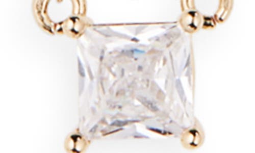 Nordstrom Rack Cz Pendant Layered Chain Necklace In Gold