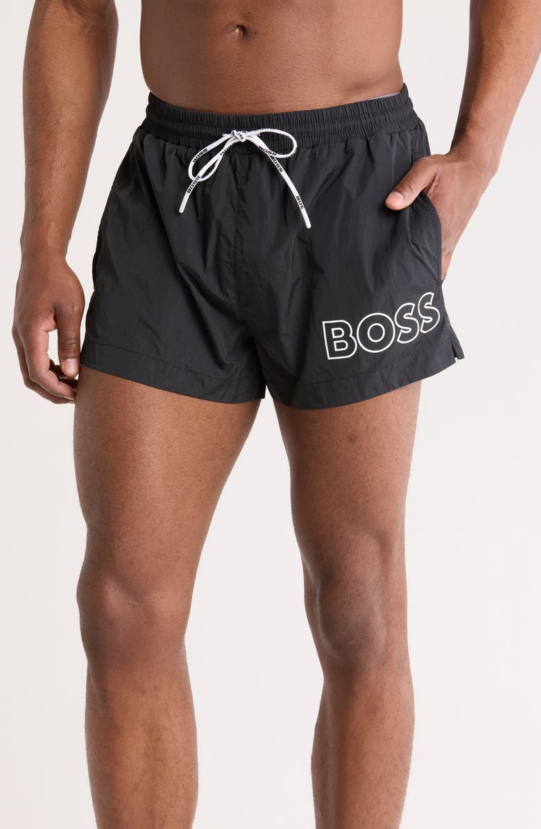 BOSS Mooneye Swim Trunks, Main, color, 