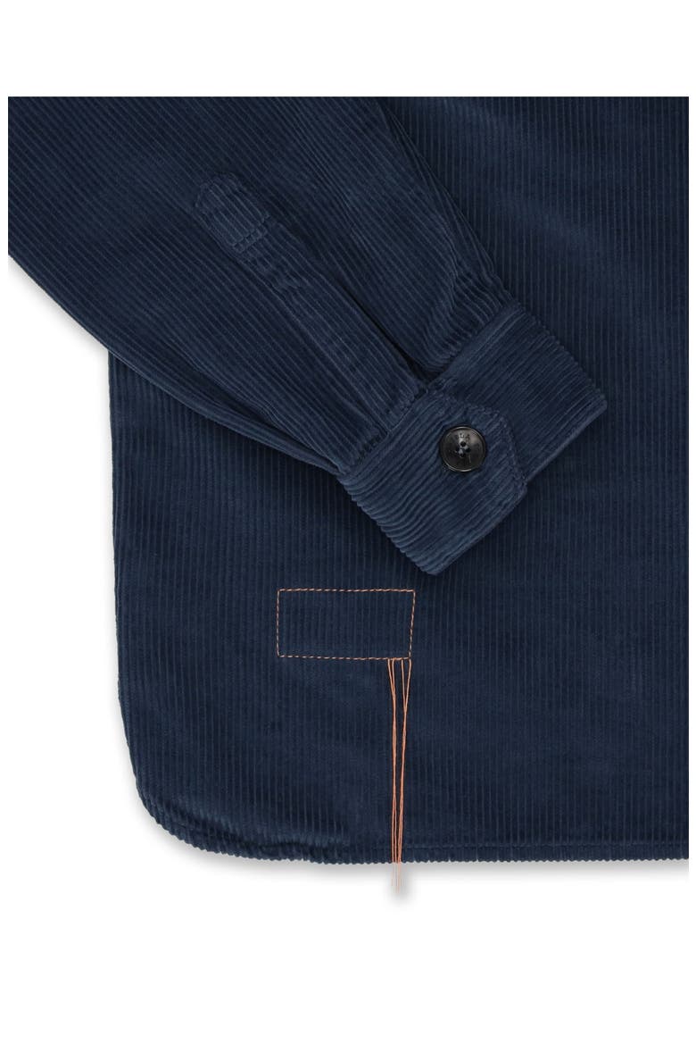 Short Corduroy Overshirt, Alternate, color, NAVY BLUE