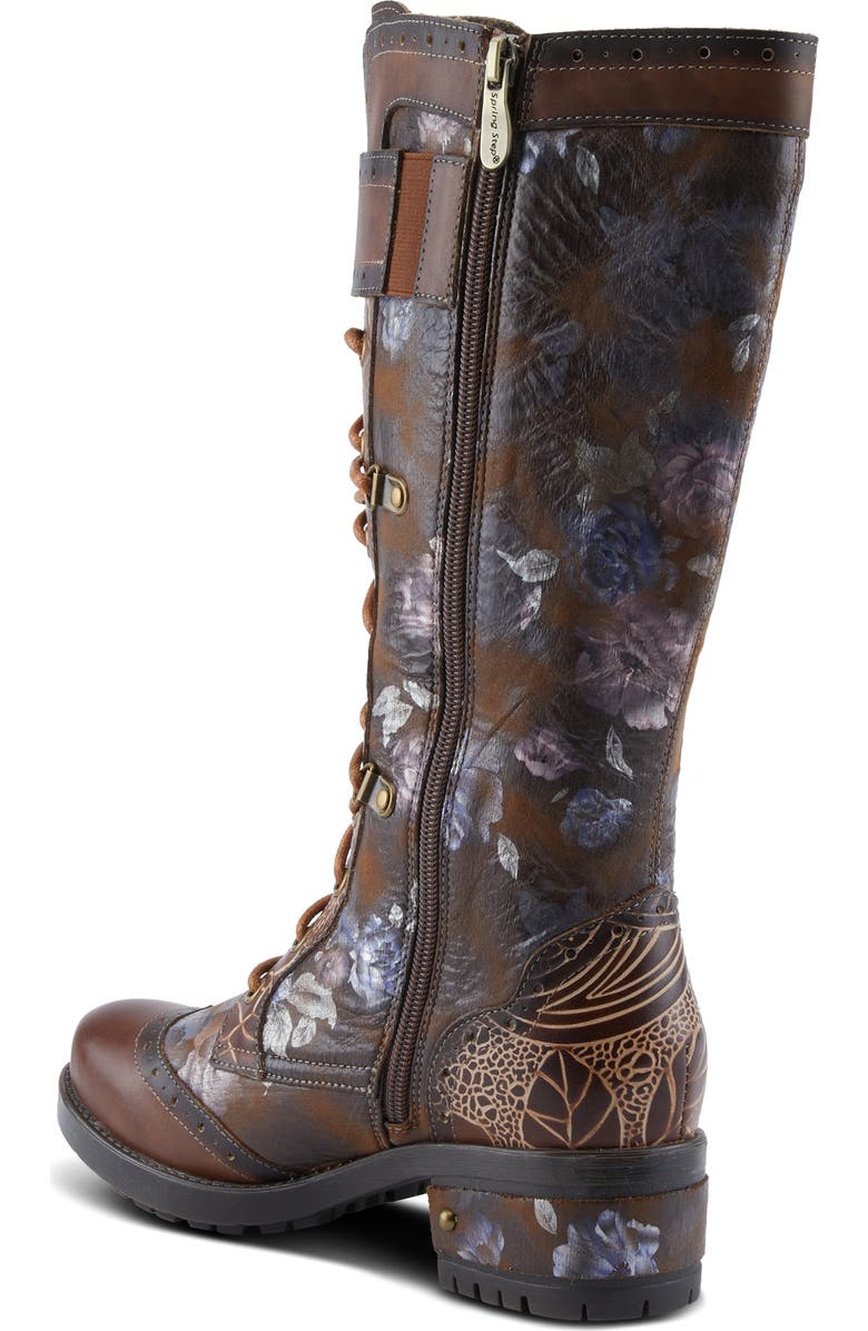 L'Artiste by Spring Step Kisha Boss Boot, Alternate, color, Brown Multi