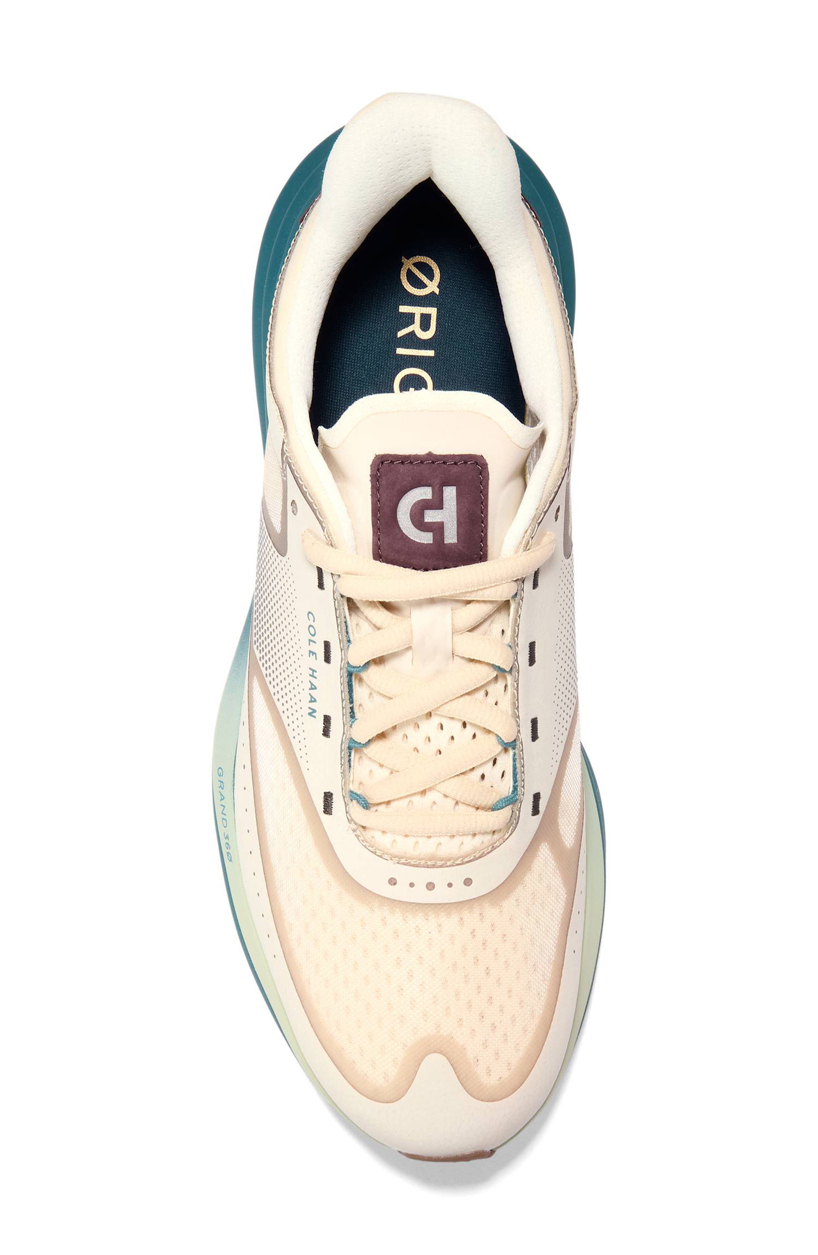 Cole Haan ØriginalGrand Quadstreak Running Shoe, Alternate, color, Angora/ Madeira