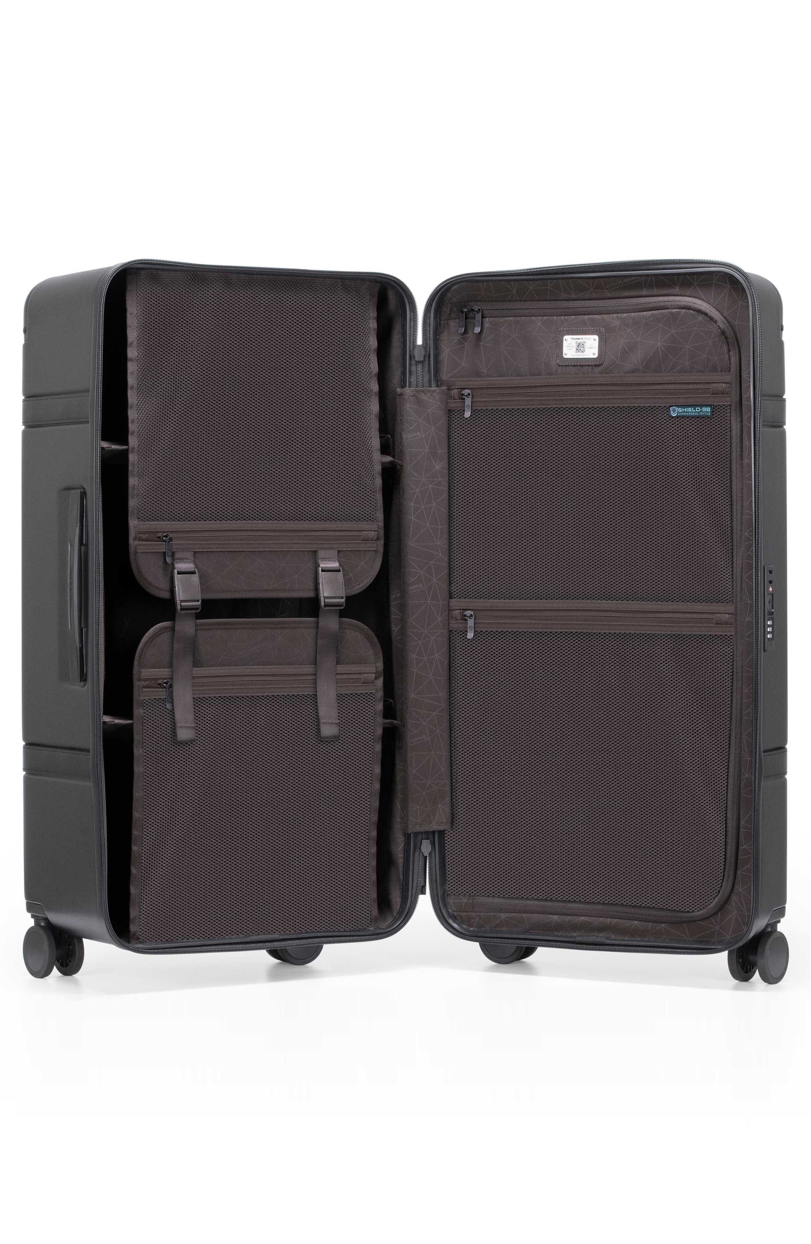 TRAVELERS CHOICE Retro Revive 30-Inch Hardshell Trunk, Alternate, color, Black