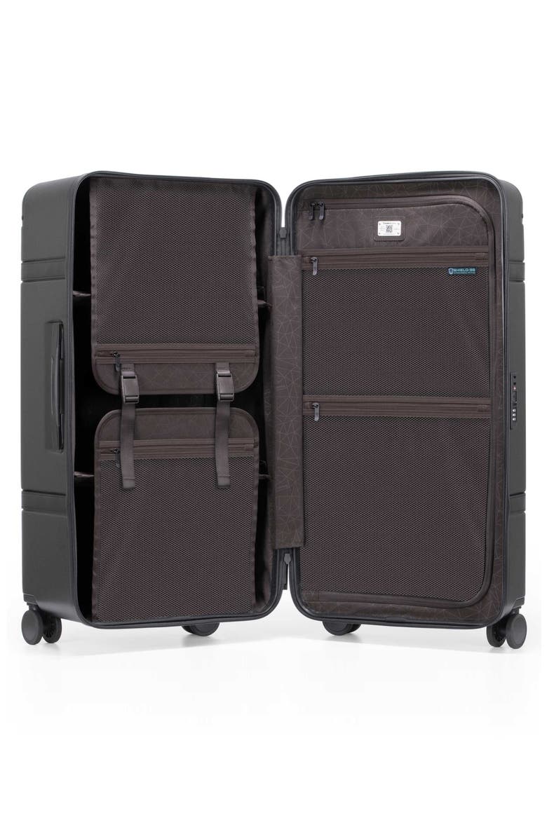 Retro Revive 30-Inch Hardshell Trunk, Alternate, color, BLACK