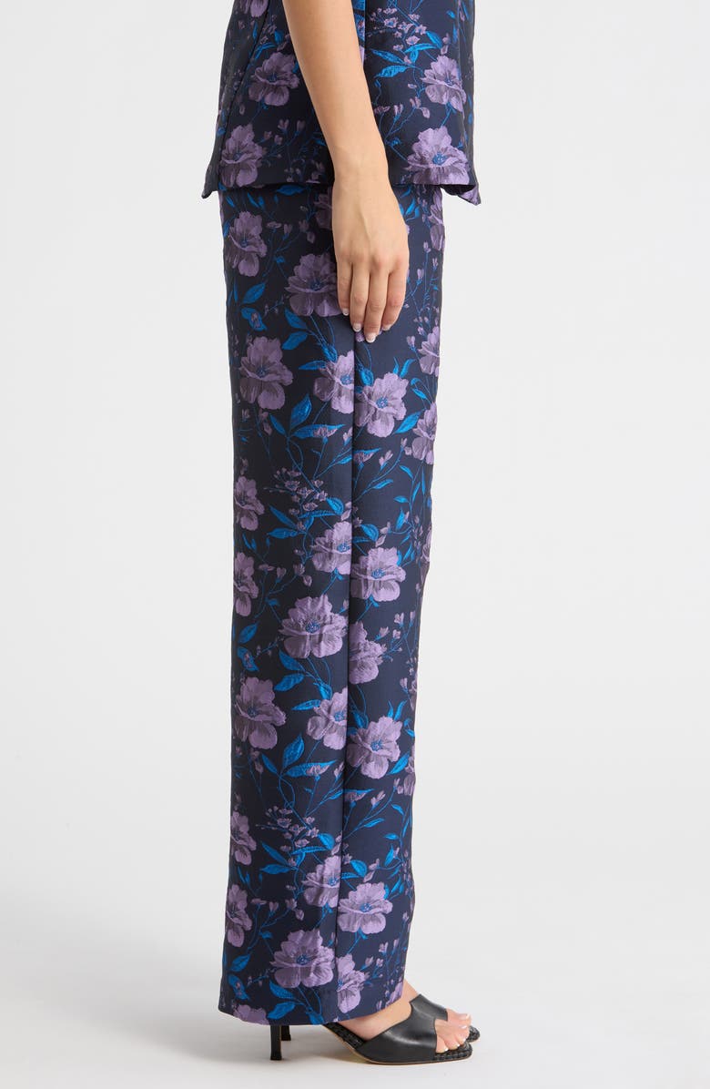 SUGARLIPS Nicole Jacquard Bern Wide Leg Pants, Alternate, color, 