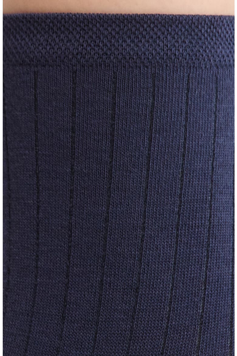 Wide Rib Ankle Socks, Alternate, color, NAVY PEACOAT