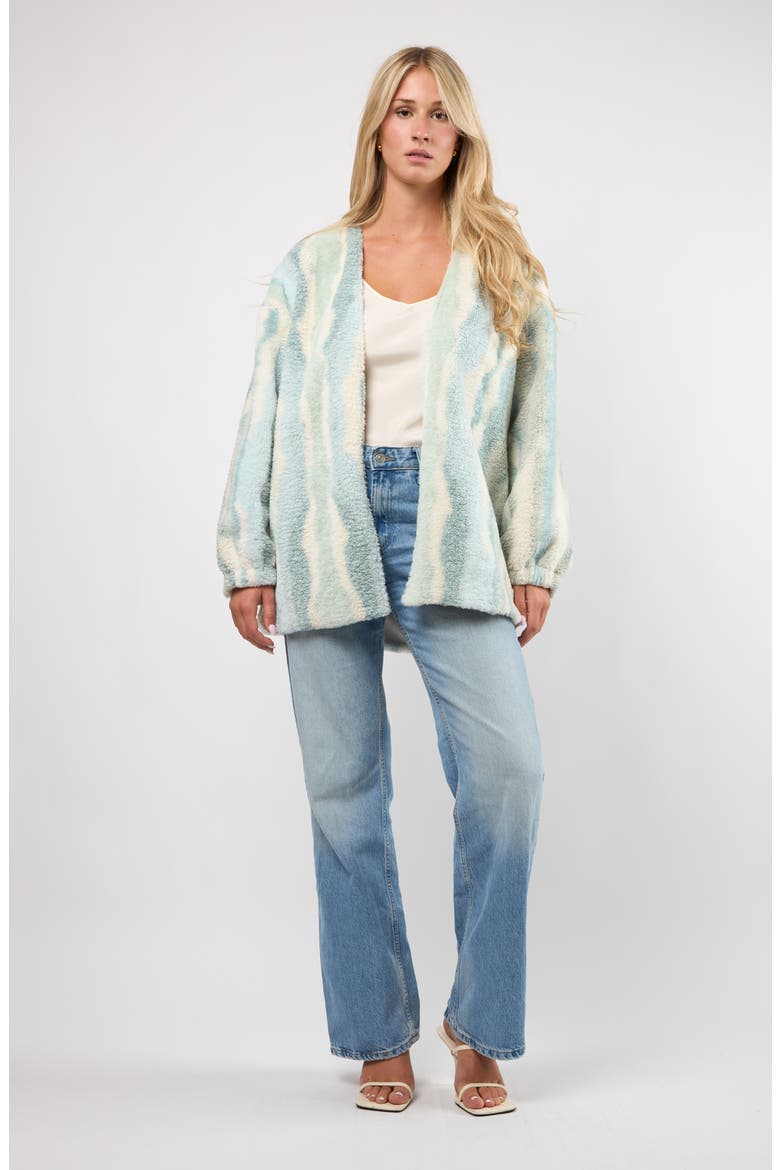 Driftwood High Pile Fleece Jacket, Alternate, color, BLUE