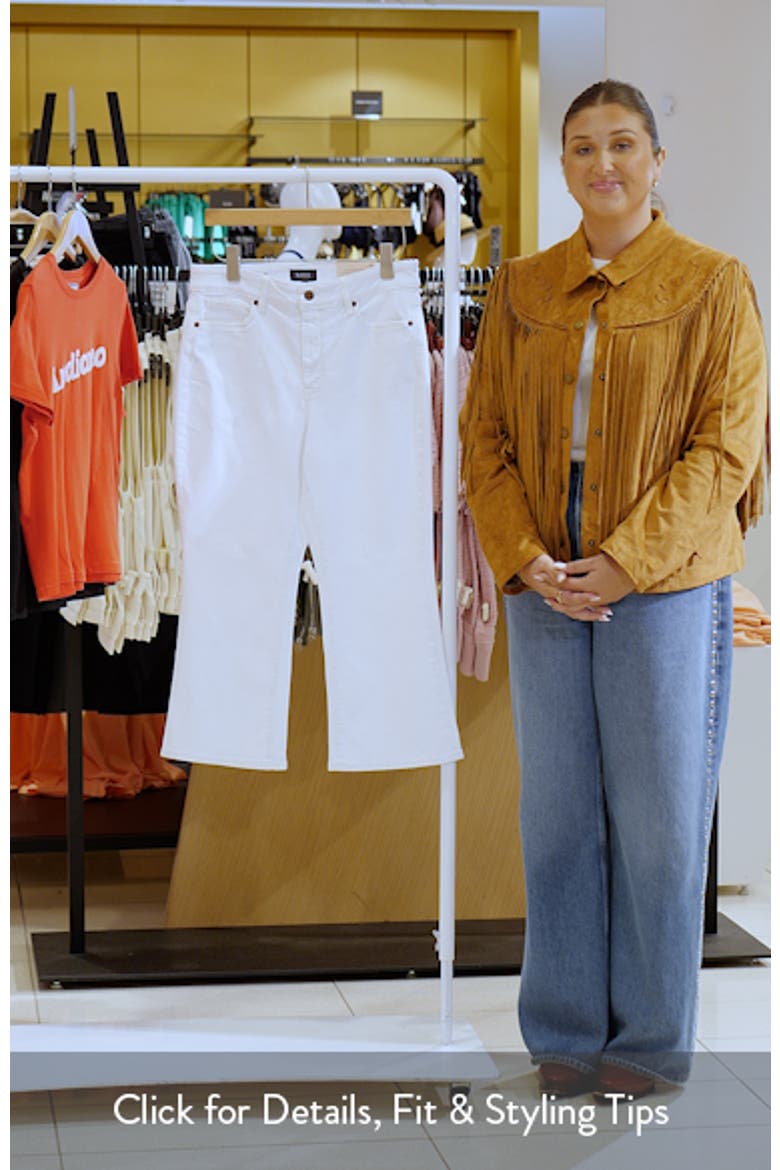 Monica High Waist Crop Kick Flare Jeans video