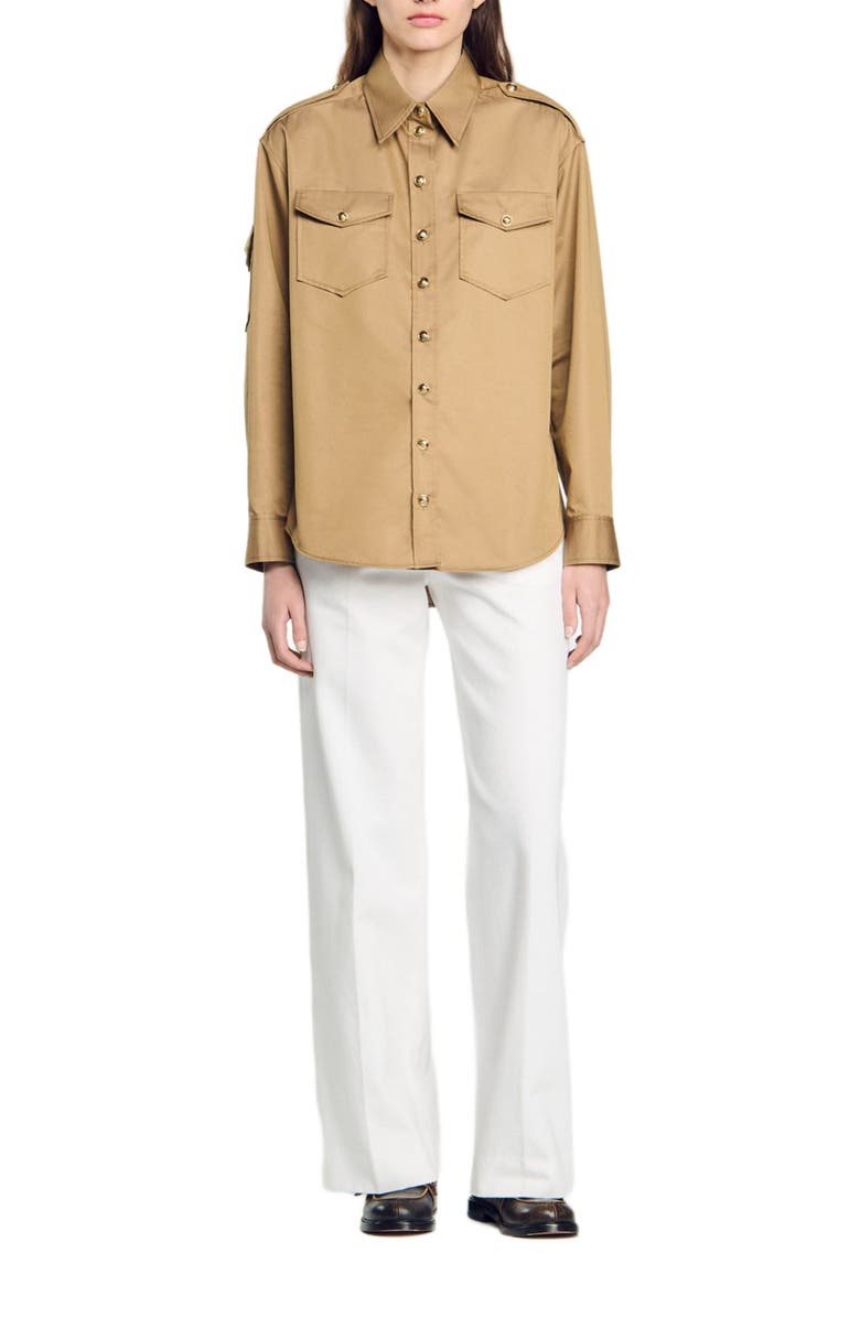 SANDRO Pocket shirt, Alternate, color, 