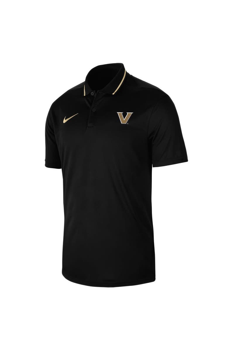 Nike Men's Nike  Black Vanderbilt Commodores 2023 Sideline Coaches Performance Polo, Alternate, color, 