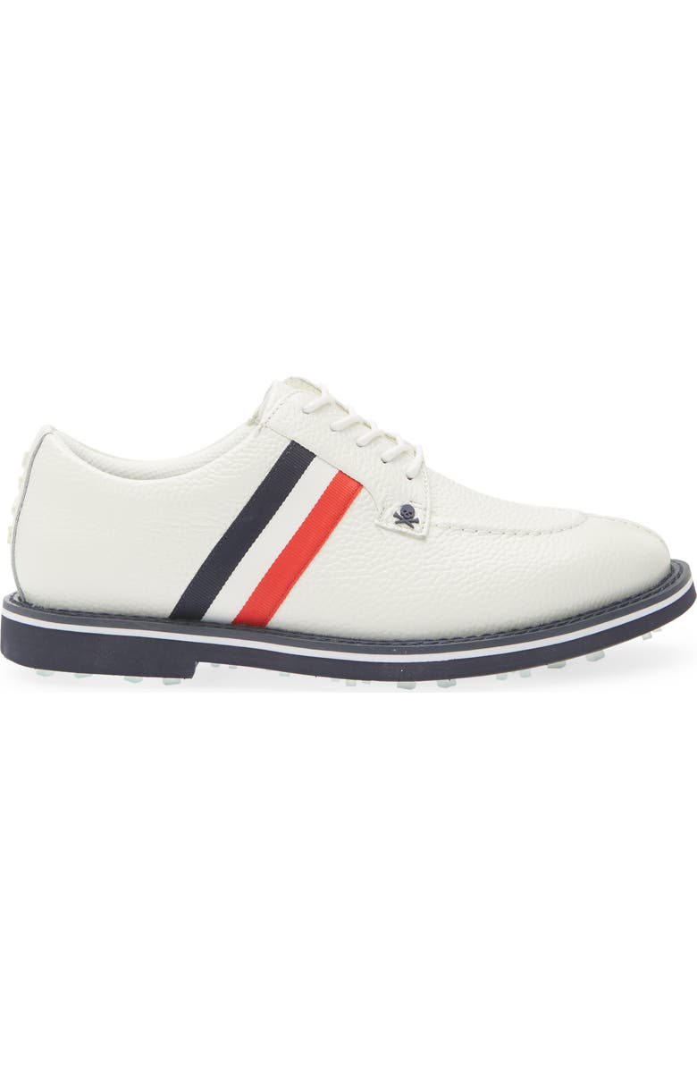 G/FORE Gallivan2R Split Toe Grosgrain Golf Shoe, Alternate, color, Snow