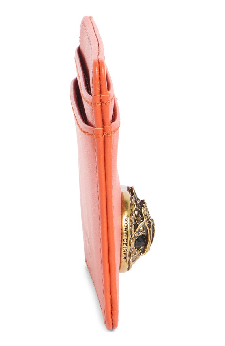 Kurt Geiger London Chelsea Card Holder, Alternate, color, Orange