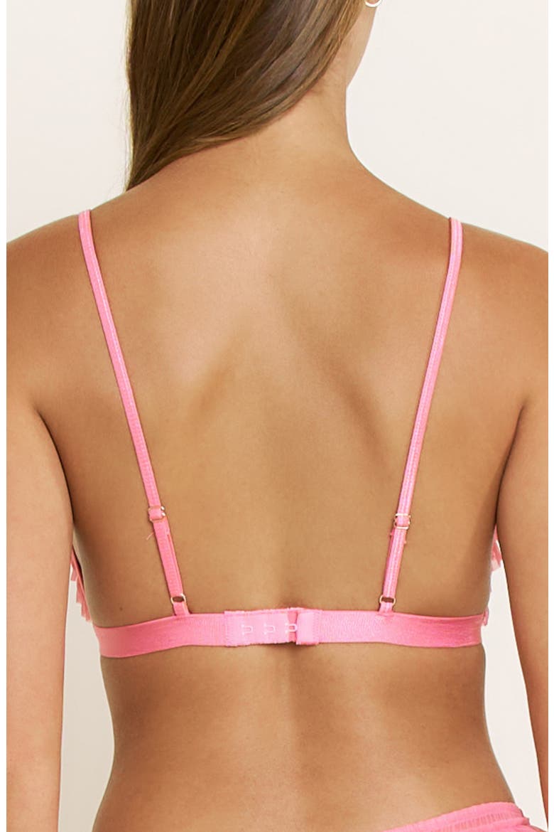 Rumba Ruffle Triangle Bralette, Alternate, color, PARADISE