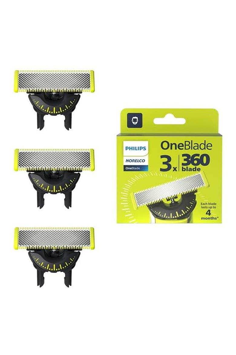 OneBlade 360 Blade Replacement, 3 Pack Kit, Main, color, Grey