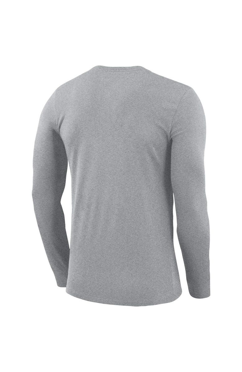 Nike Men's Nike Gray Gonzaga Bulldogs Basketball Icon Legend Performance Long Sleeve T-Shirt, Alternate, color,