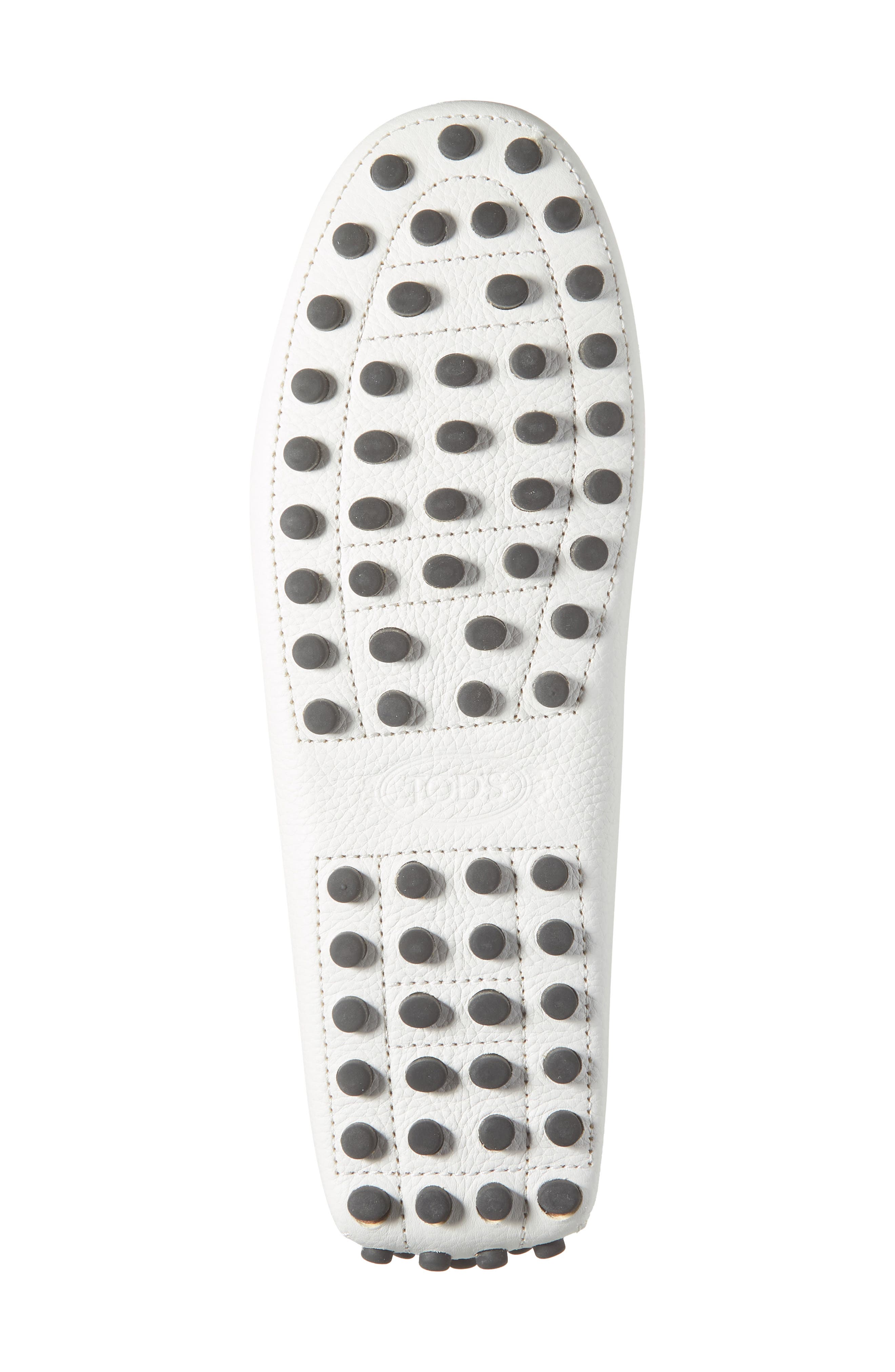 Tod's Penny Loafer Driving Shoe, Alternate, color, Bianco Calce