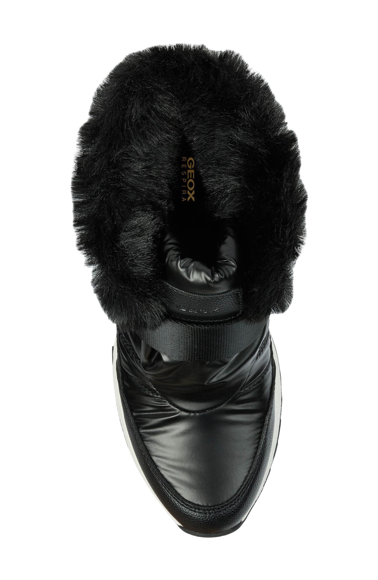 Geox Falena Amphibiox<sup>™</sup> Faux Fur Lined Waterproof Boot, Alternate, color, 