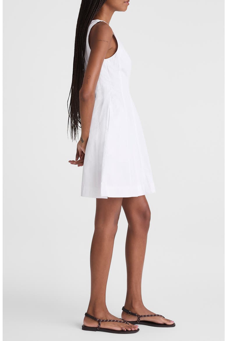 The Rylee Cotton Minidress, Alternate, color, WHITE