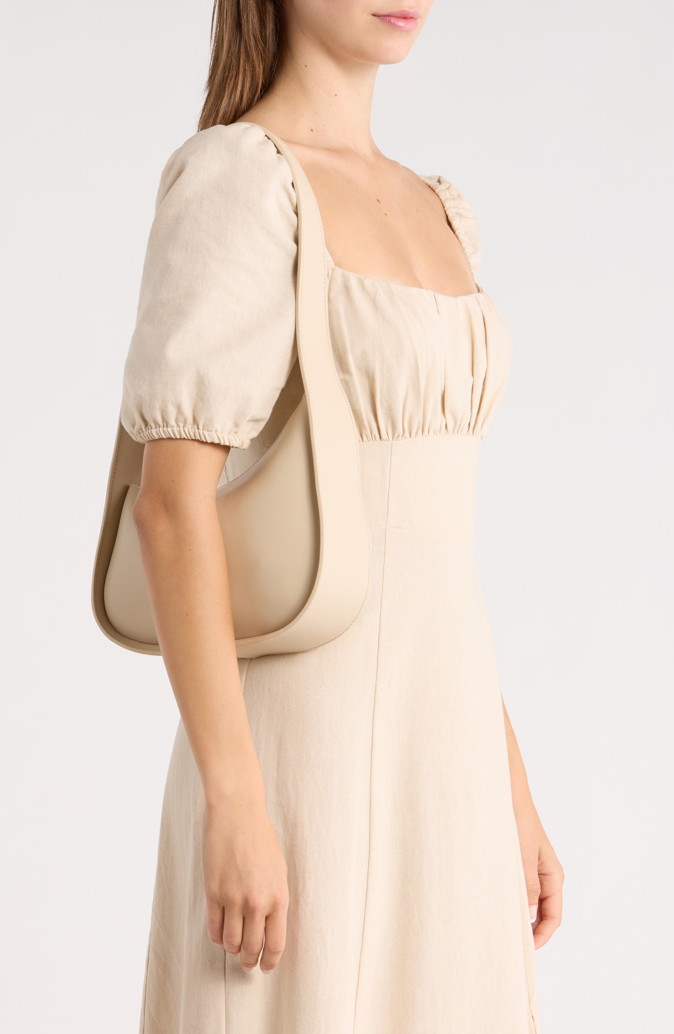 Willow Shoulder Bag, Alternate, color, BONE