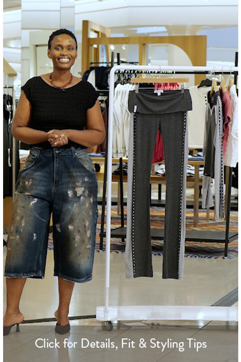 Foldover Studded Leggings video
