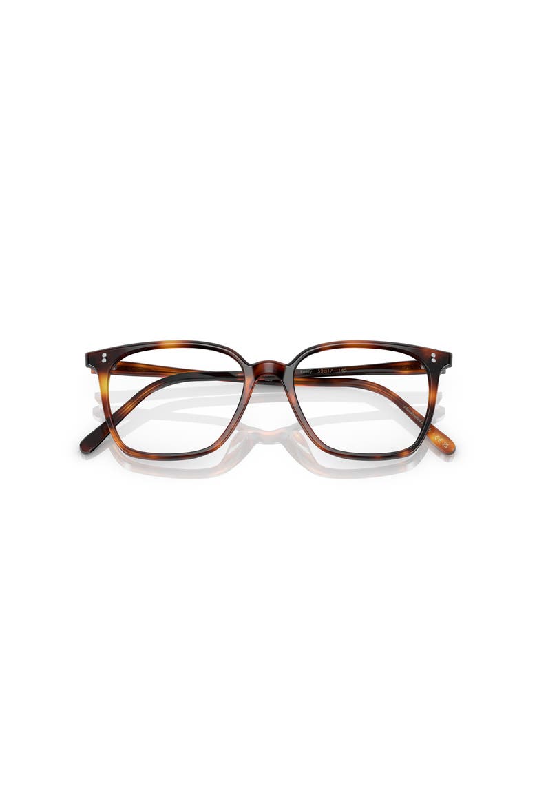 52mm Square optical glasses, Alternate, color, Tortoise