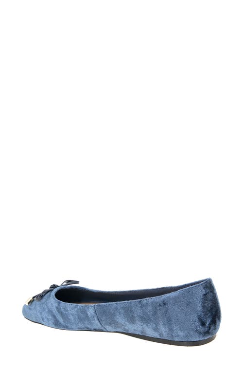 Bcbg Hartly Cap Toe Ballet Flat In Blue